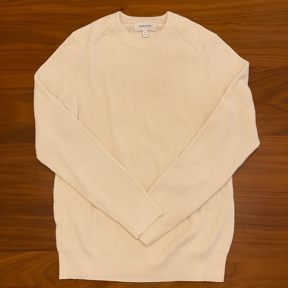 Banana Republic COTTON-BLEND RIBBED SWEATER